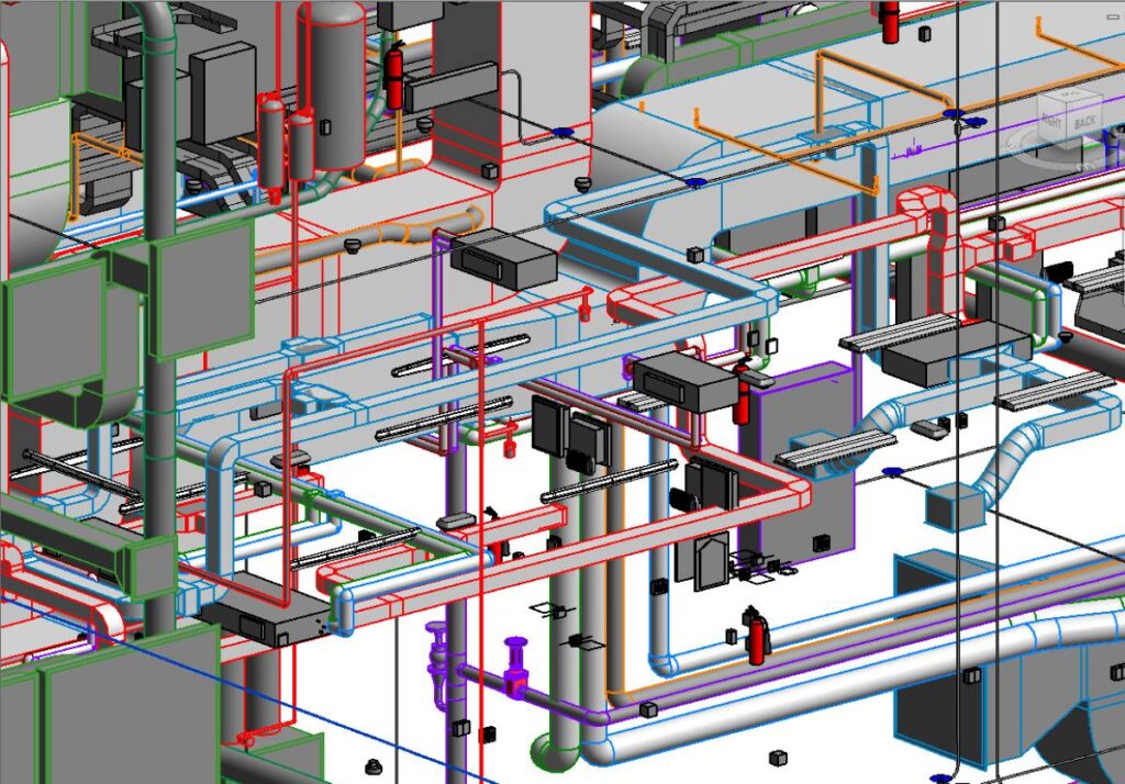 proyecto de instalaciones de metro de bim