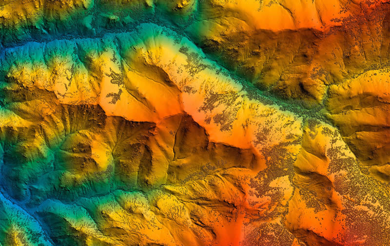 cartografia de la zona andina