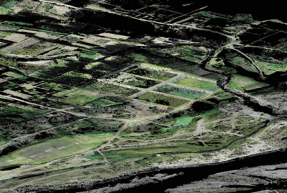 representacion digital de terreno obtenida mediante la tecnica de la fotogrametria con drones