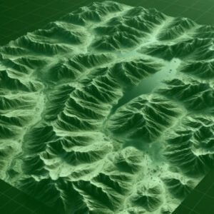 modelo del terreno generado con la fotogrametria aerea
