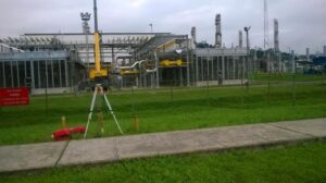levantamiento topografico para ampliacion de planta de gas