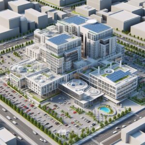modelo bim de un hospital