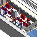 modelo bim con instalaciones en metro